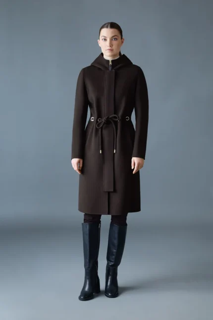 BLITHE-Z Handmade Coffee Wool Coat
